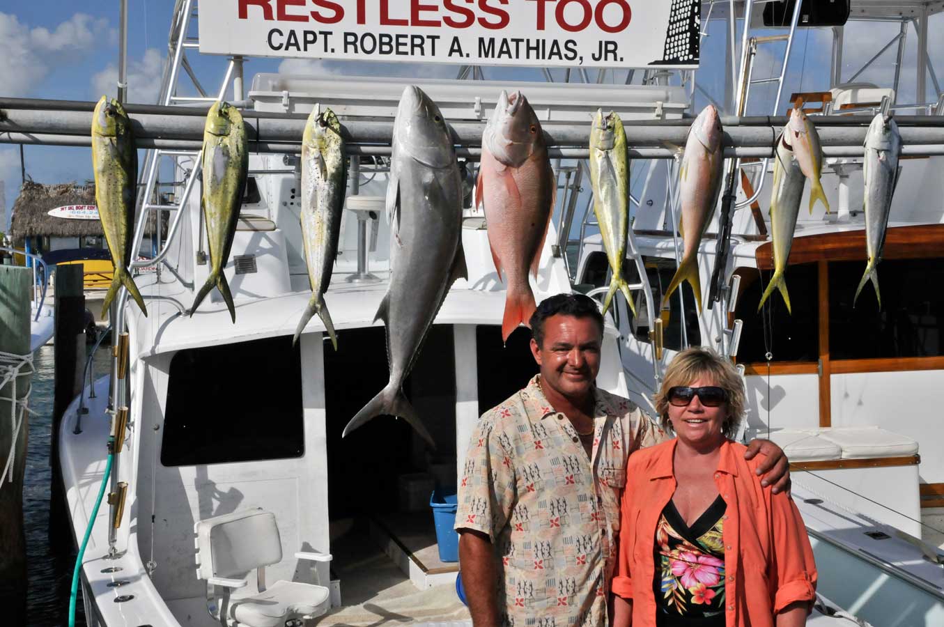 A good variety of fish for Eva and Eric from St. George Island FL who were great anglers!